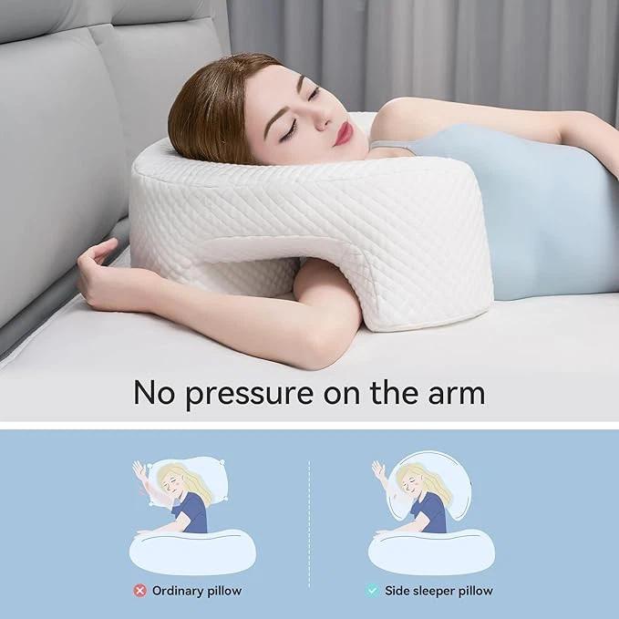 Ergonomic Side Sleeping Pillow With Arm Holes best